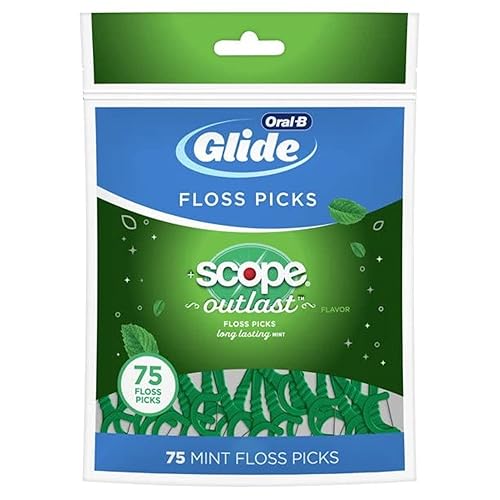 Glide Floss Picks 75 Count Scope Outlast Bag (6 piezas)
