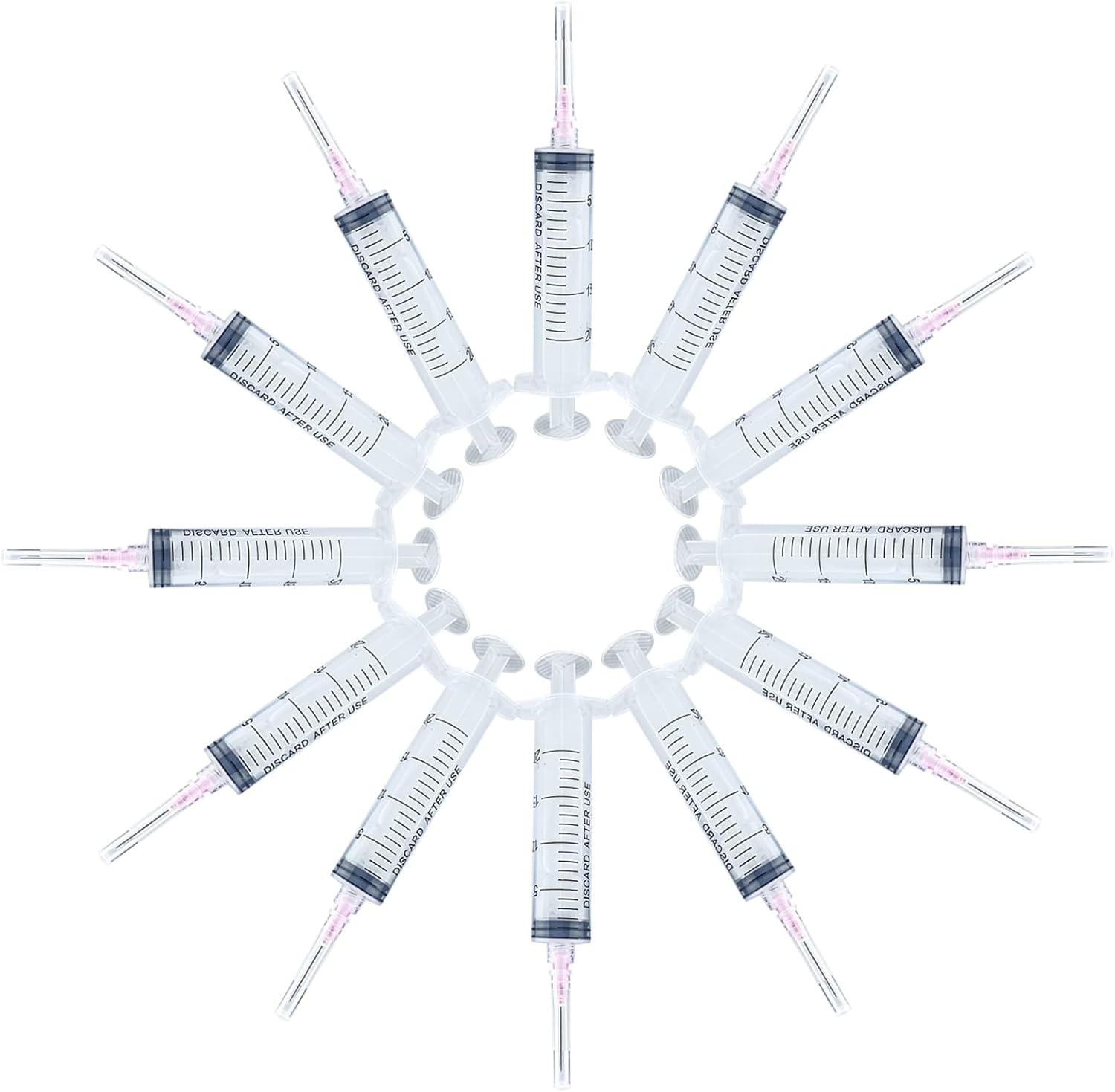 40Pack 3ml Luer Lock Syringes with 23G Needles,Disposable Sterile Syringe for Scientific Labs and Dispensing Multiple Uses Measuring Syringe Tools : Industrial & Scientific