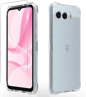 for T-Mobile Revvl 8 5G Case Clear Women Girls Boys Reinforced Corners TPU Shock-Absorption Flexible for Samsung T-Mobile Revvl 8 5G Phone Case-Clear