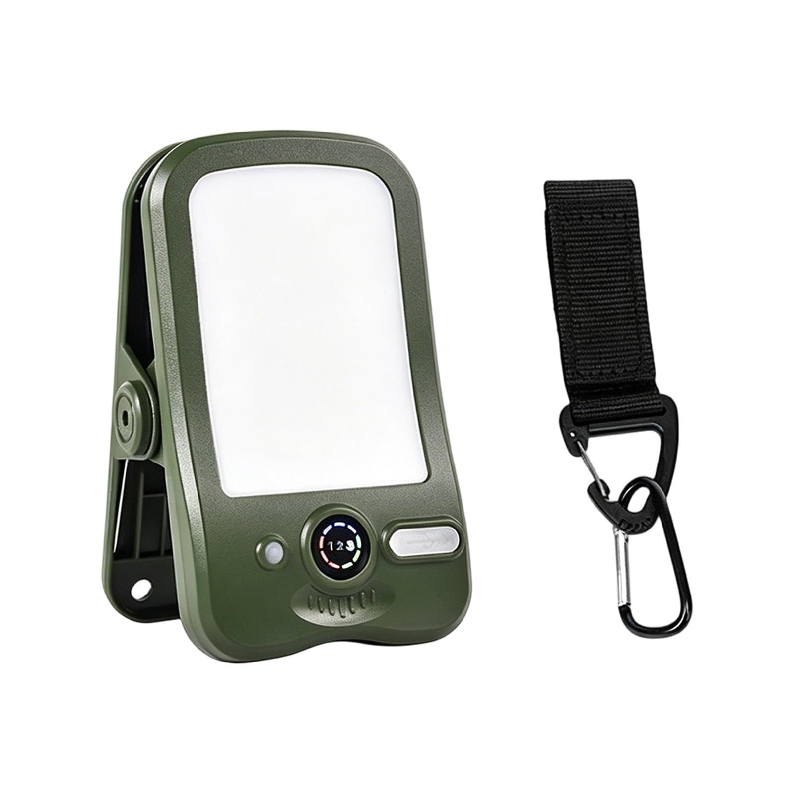 Hsioluted Army Green Sun With Multiple Fixing Methods For Camping Adventures Crisis Solar Light