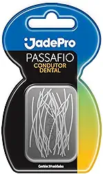 JADEPRO Passa Fio, Condutor Dental - Verde (30 uni)