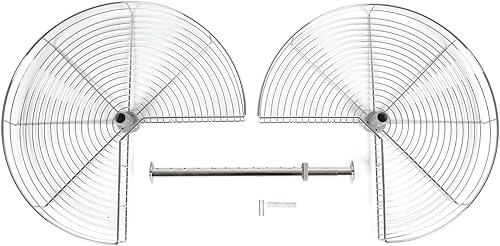 Miniatura 6 de TOPINCN Metal Rotating Corner Shelf, Adjustable Height &amp; Speed, Rust Proof, Ideal for Home &amp; Kitchen Storage