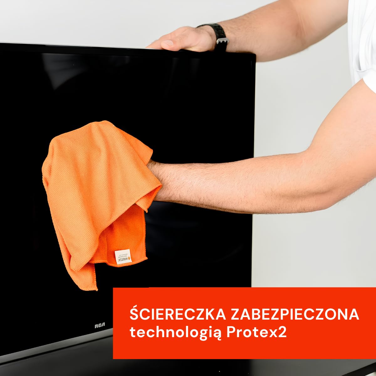 Whoosh XL antybakteryjne ściereczki do czyszczenia z mikrofibry (3 sztuki)