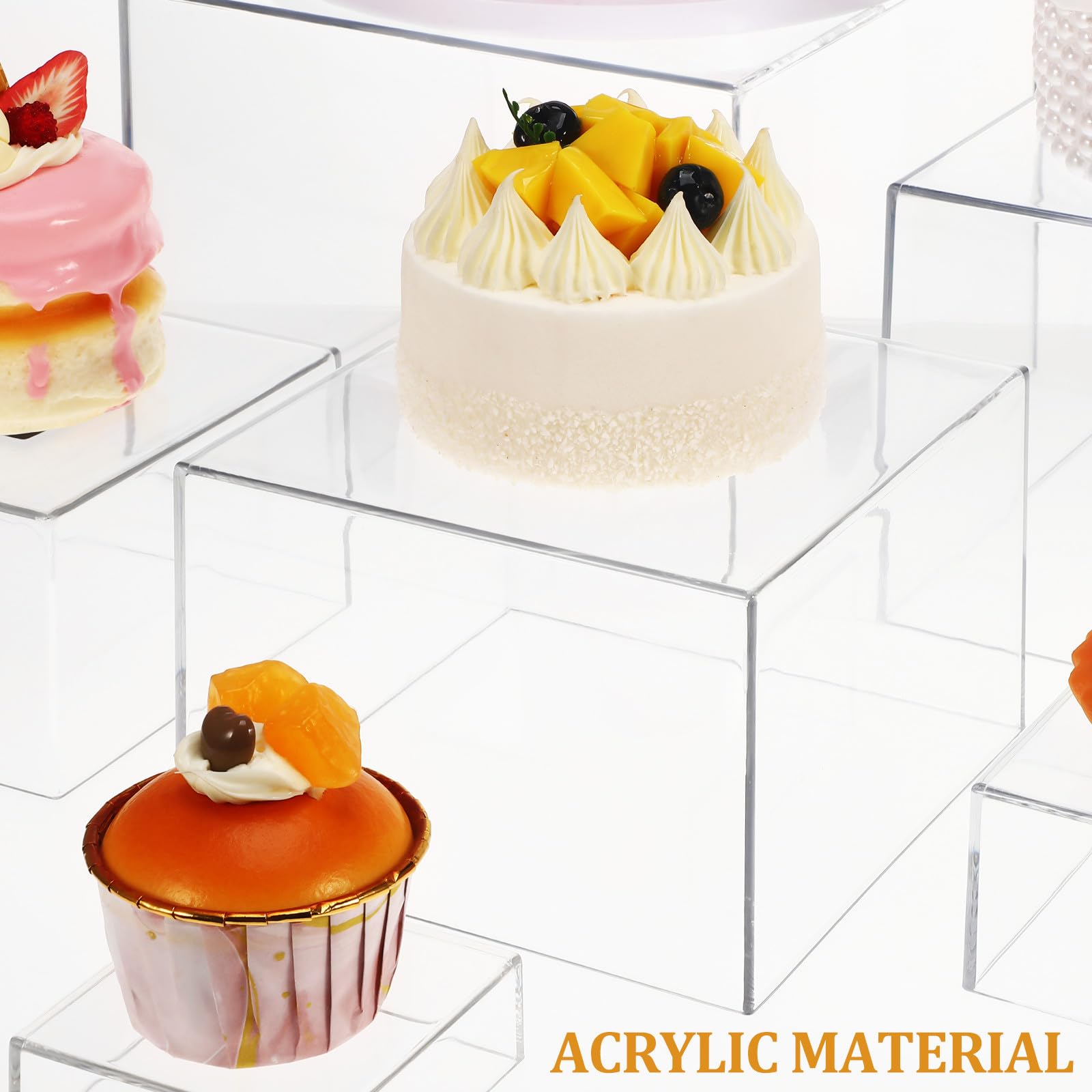 Operitacx Espositore per Dolci a Livelli in Acrilico per Celebrazioni