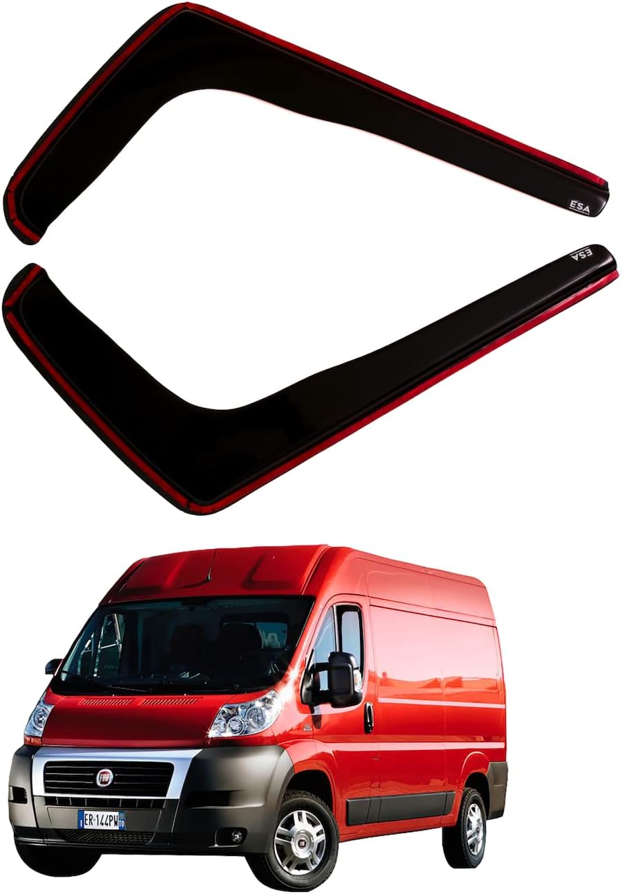 WA WindRain Deflector For FIAT DUCATO 2006 Onwards L Shape 2 Pieces