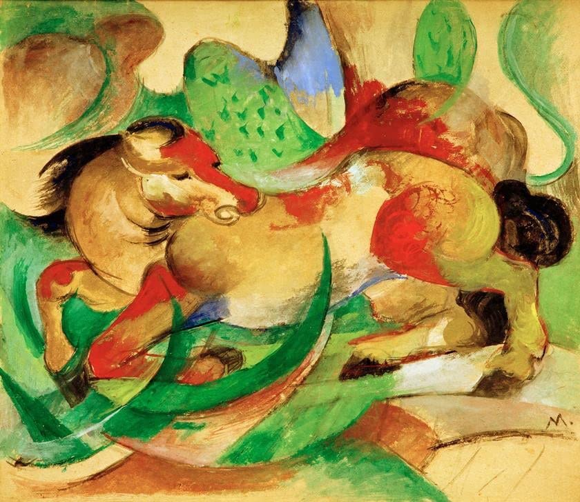 Toile Cheval de saut par Marc 60x90cm solution idéale pour grands murs blancs
