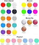 Shuttle Art Peinture pour immersion acrylique, ensemble de 36 Bouteilles (2 oz/60ml) Fournitures pré-mélangées de peinture acrylique haute pression avec toile, huile de silicone, tasses de mesure, nappes, kit complet de préparation de peinture
