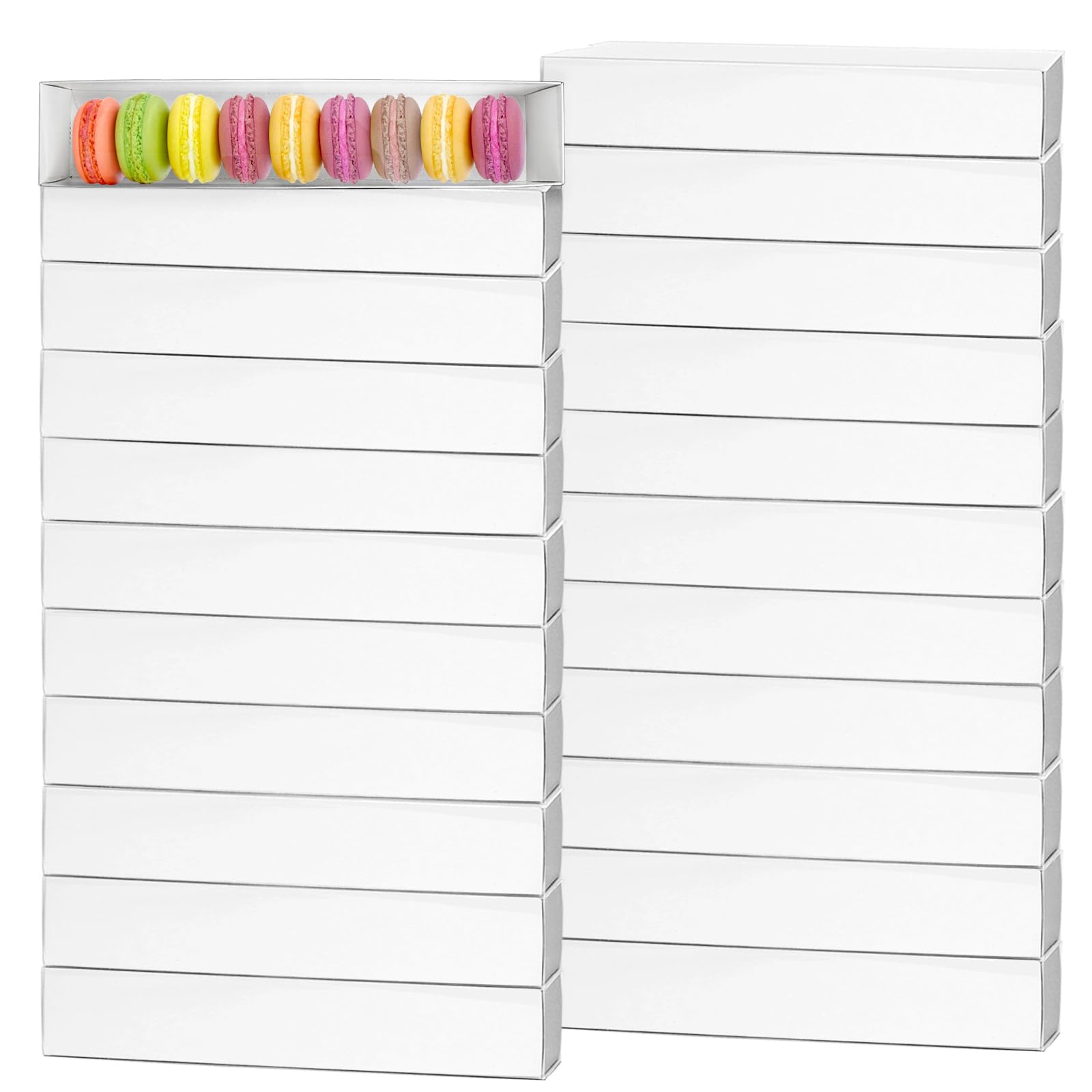 51 Transparente Bäckerei-Boxen 30,5 Cm – Für Macarons, Kekse, Pralinen & Geschenke