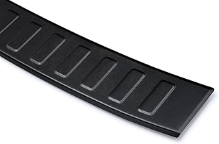 teileplus24 AL227 Aluminium Boot Sill Protector Compatible with Renault Espace 6 07/2023, Colour: Black