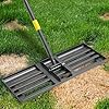 Amazon.com : Lawn Leveling Rake, 6 FT Ground Lawn Leveler with 30 x 10 ...
