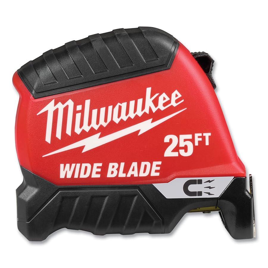 Milwaukee Electrique - Mètre ruban magnétique à lame large de 7,6 m