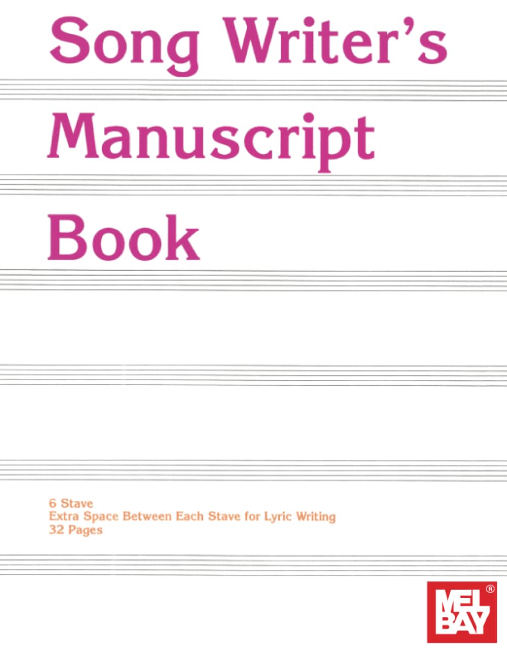 Song Writer's Manuscript Book