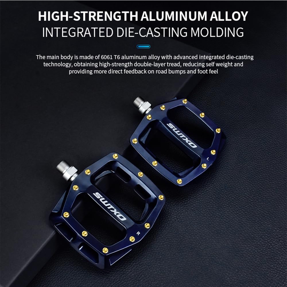 Rowery górskie dwuwarstwowe pedały ze stopu aluminium Rowery, łożyska DU Pedały Peilin do Off-Road AM, redukcja prędkości DH