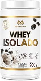 Whey Isolado Muscle Clean Zero Lactose - 900g (Pote, Cookies) (900g, Cookies)
