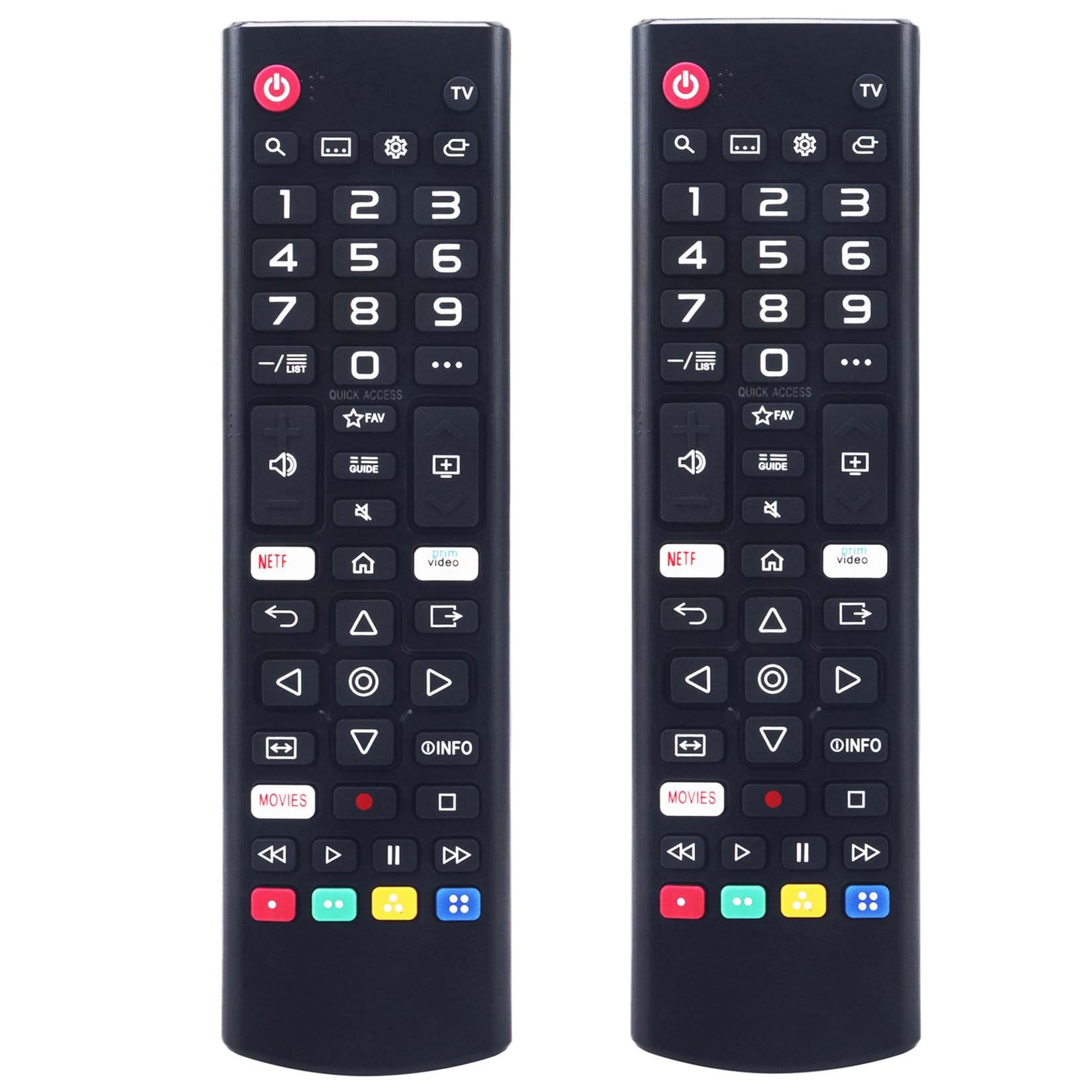 Télécommandes de rechange pour Smart TV LG 4K défectueuse ou perdue