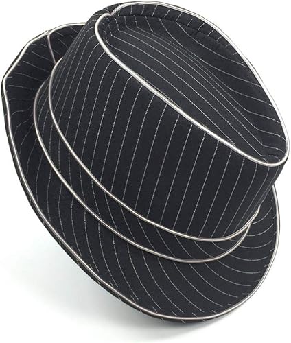 Miniatura 5 de Holibanna - Sombrero de jazz parpadeante para escenario de rendimiento de Halloween, disfraz temático, fiesta de 1,5 V LED