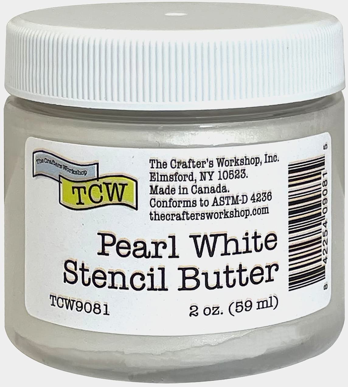 Pearl White Stencil Butter 2oz