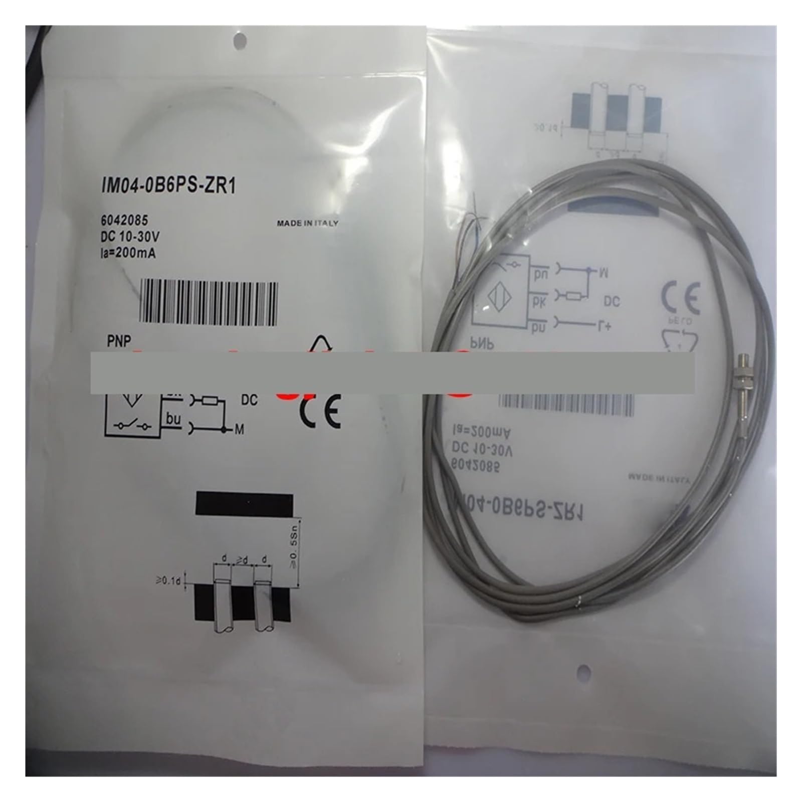 EWHBGSJOP 1pcs sensor IM12-04NPO-ZW1 IM12-04NPS-ZW1 IM04-0B6PS-ZU1 IM04-0B6NS-ZU1 proximity switch(IM04-0B6PS-ZU1)
