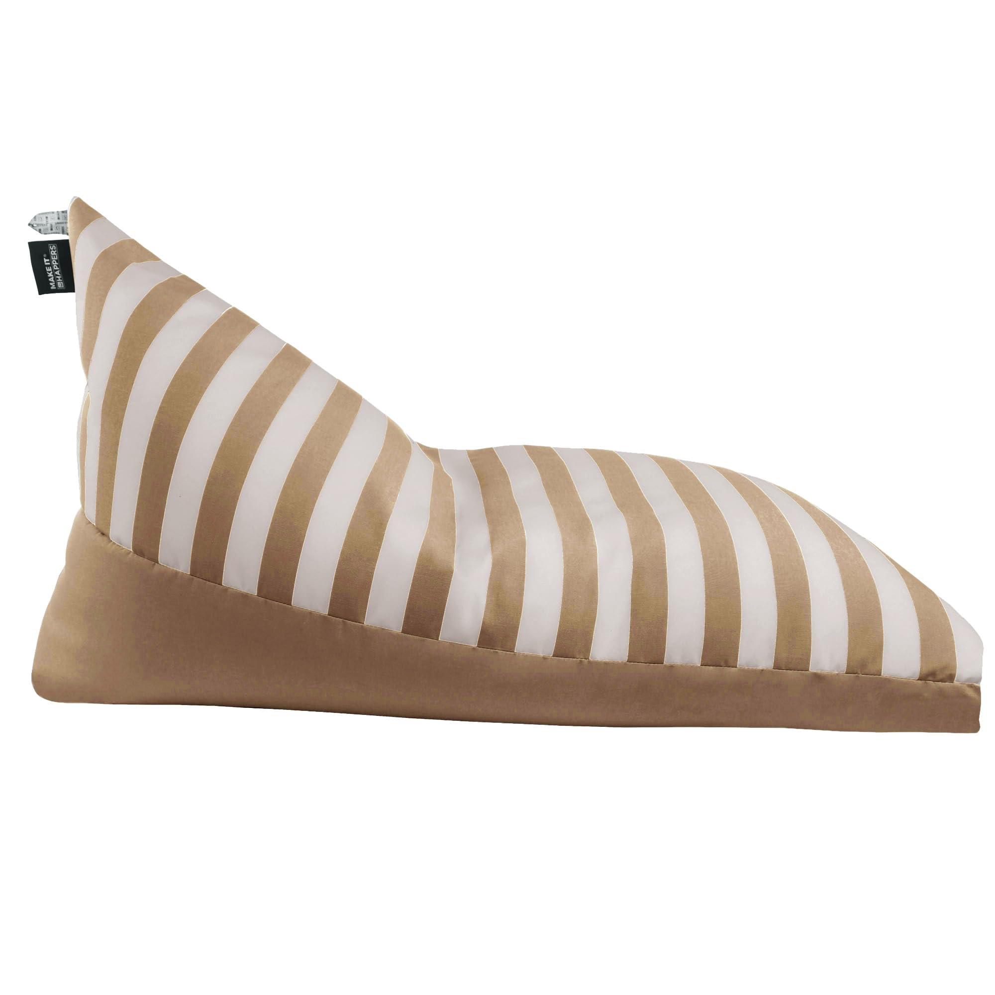 HAPPERS Puff Pirámide XXL Toldotex para Exterior o Interior Beige