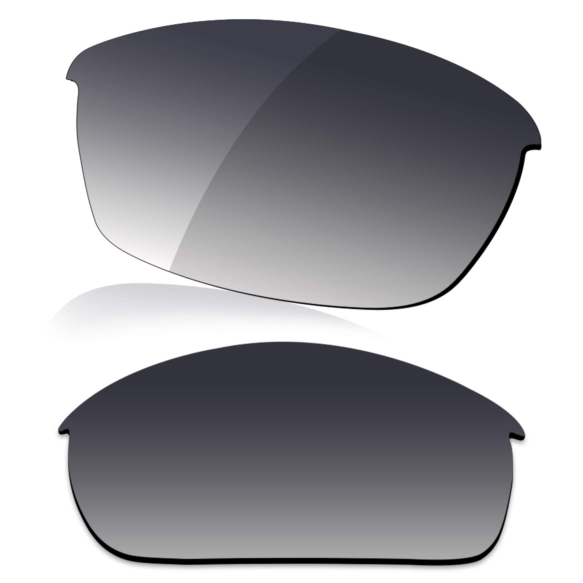 Lenzreborn Men's Gradient Grey - Polarized Polarized Lens Replacet For Oakley Bottlecap Sunglass