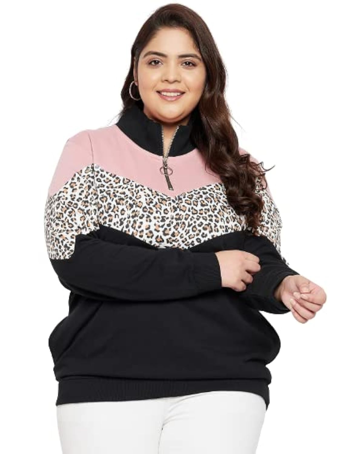 austivo Women Colourblock Sweatshirt-picture-31