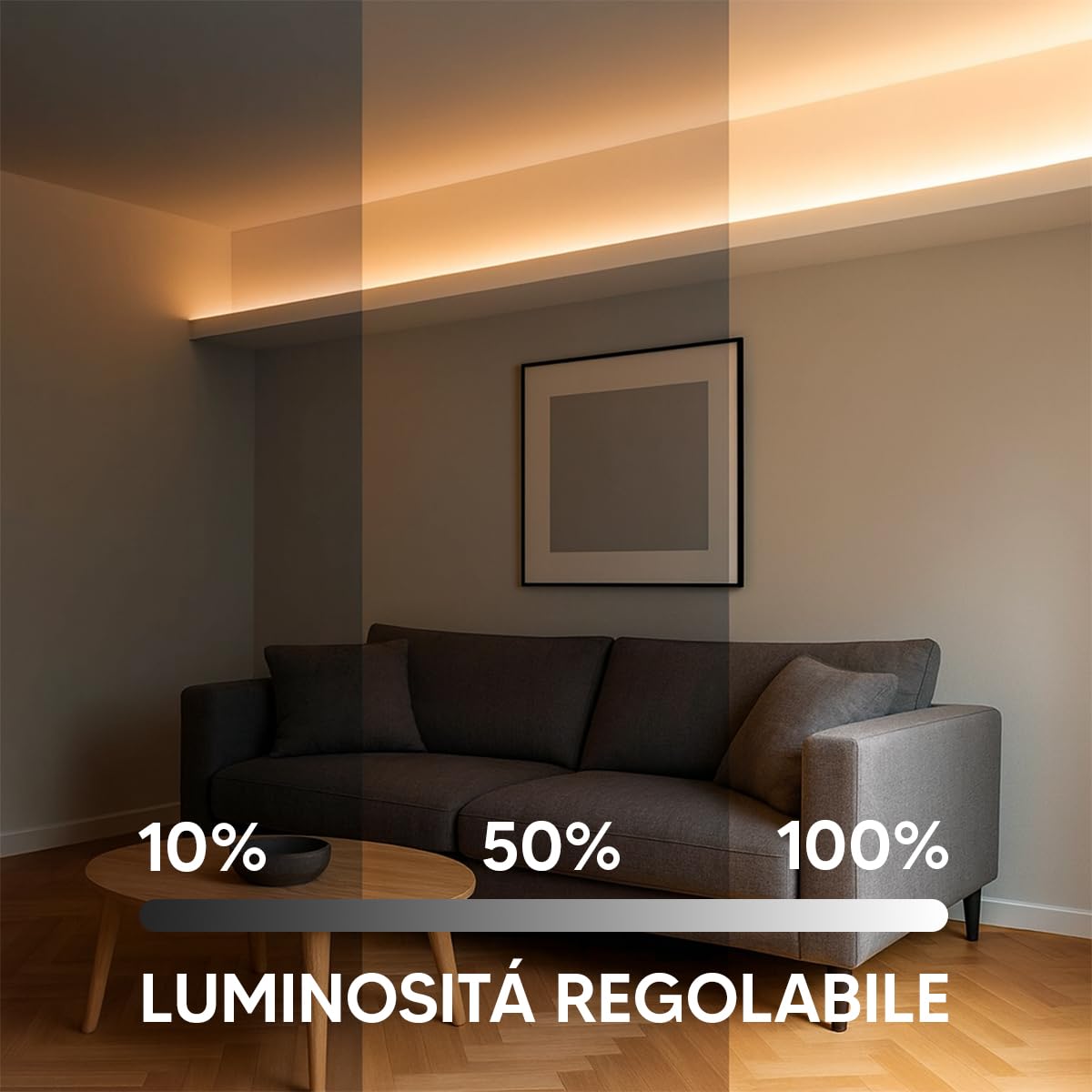 Eurekaled Striscia LED 24V S8010 – 10m, 238 LED/m, 20W/m, 2700 lm/m, CRI≥80, IP20 – Luce Calda 3000K, Naturale 4000K o Fredda 6000K, Taglio 29,5 mm, CE RoHS (3000K, 10mt)