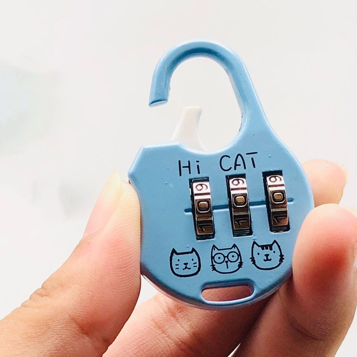 Nehuu Creation Cute Password Combination Locks for Multi-Function Locker Lock Small Pad Lock Wear-Resistant Home,Office,Suitcase,Travel Bag,Hand Bag,Briefcase-image-5