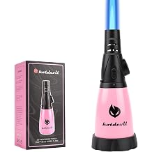 Hotdevil Butane Torch Lighter, Refillable Kitchen Torch with Safety Lock