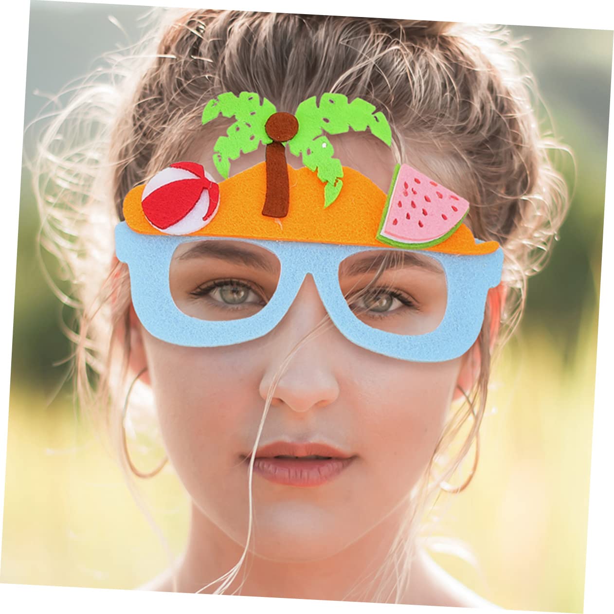 Amosfun 12pezzi Decorativi Hawaii Per Accessori Per Prop Divertenti Per Estivi e Celebrazioni Bacianti e