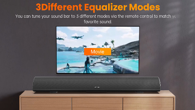 BESTISAN 100 Watt Home Theater System 2.1 Channel With Built-in - View #14