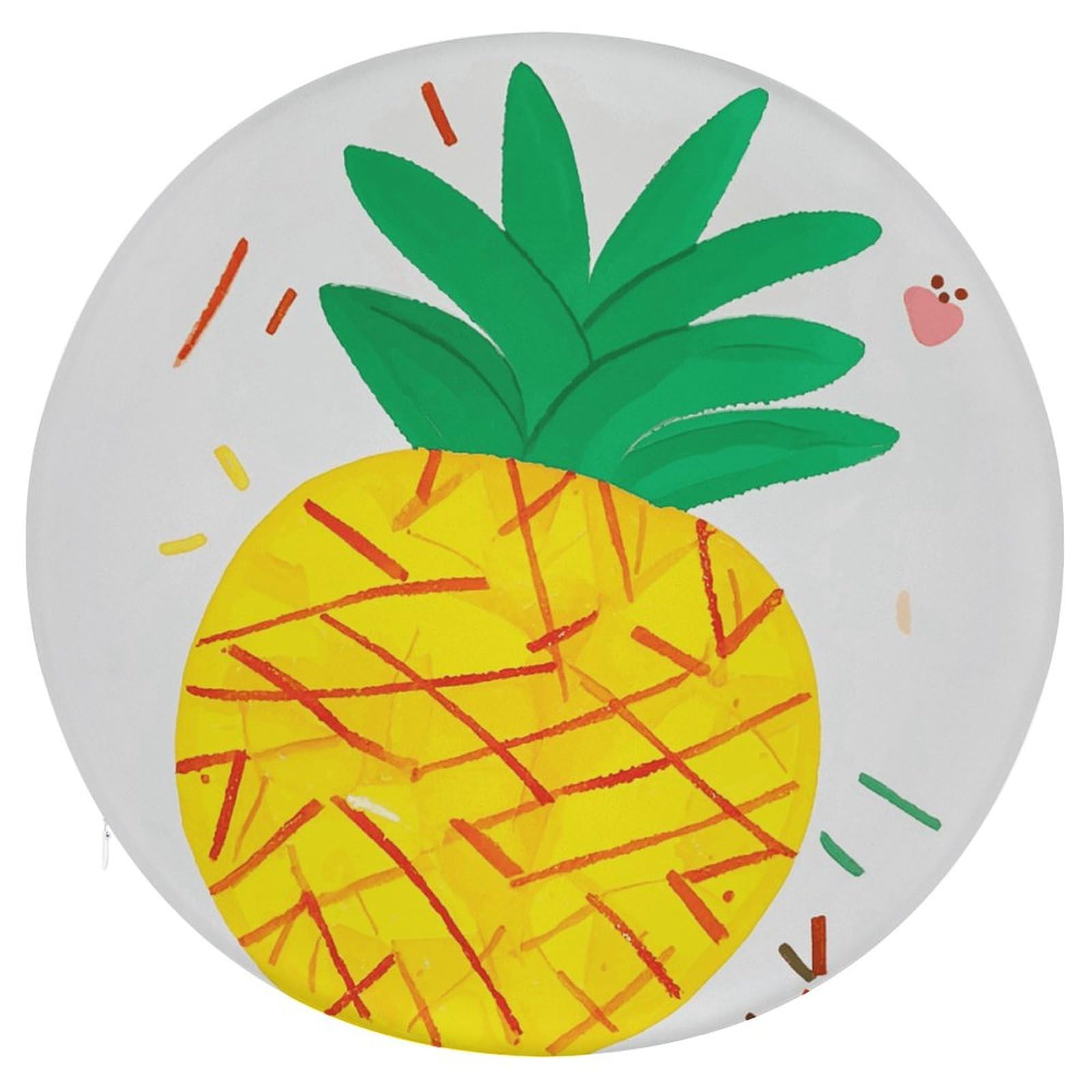 Coussin de sol méditation ananas pour vos pique-niques en plein air