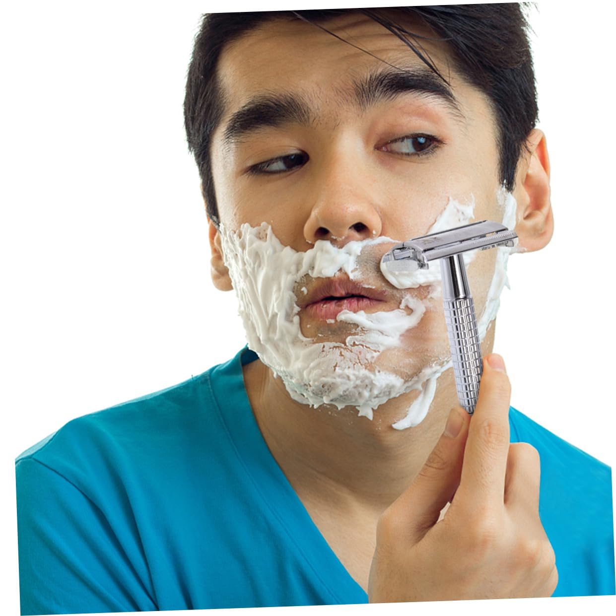 DOITOOL 2 Pezzi Rasoi Da Barba Stile Antico Per Uomo Rasoio Manuale Vintage Rasoio A Doppia Faccia