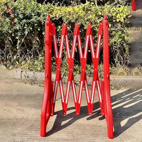 Sécurité sur les chantiers assurée par ce garde-corps rétractable rouge - 3