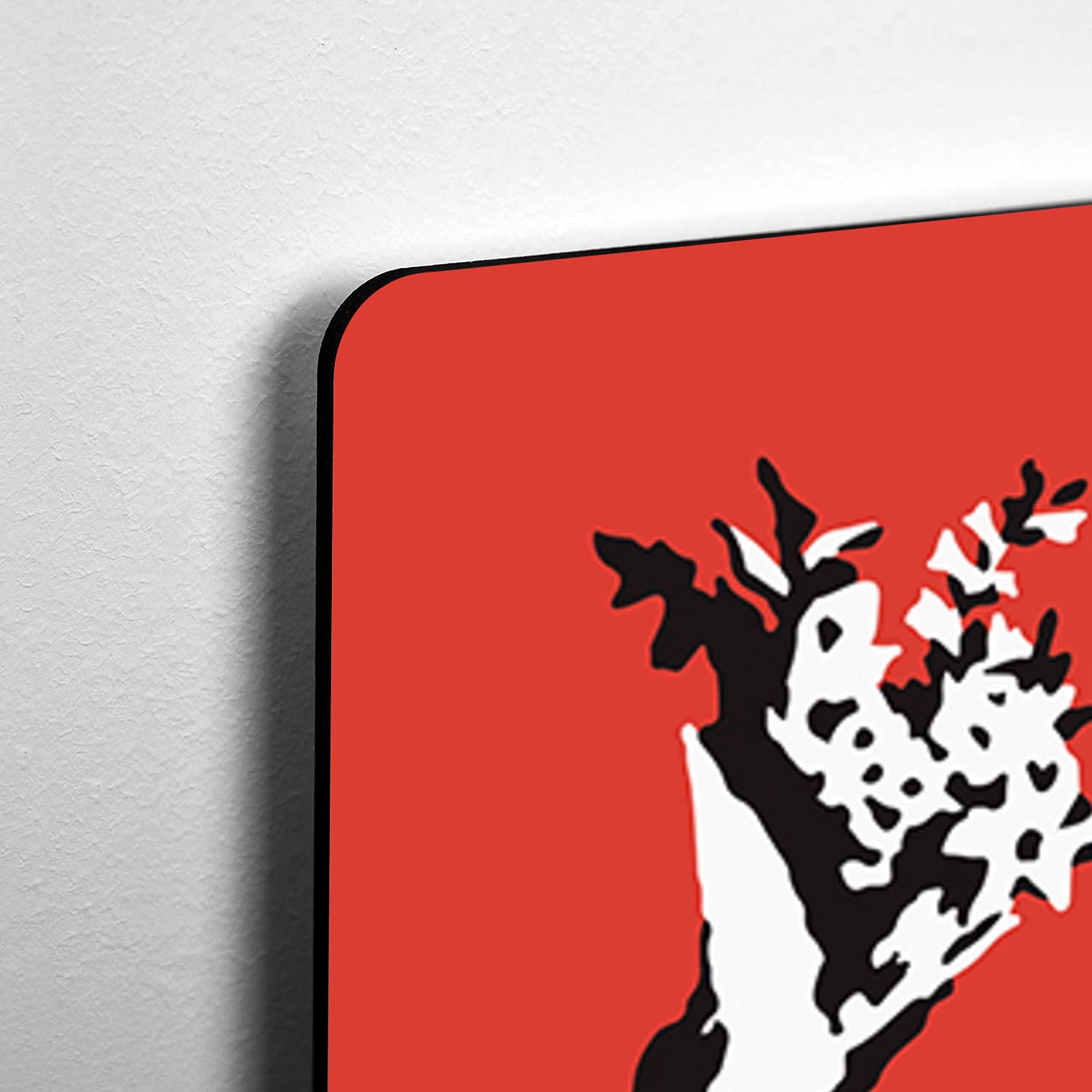 Giallobus - 5 Multi pannello Art Board - Banksy - Banksy Collage - Legno Mdf - 140x100