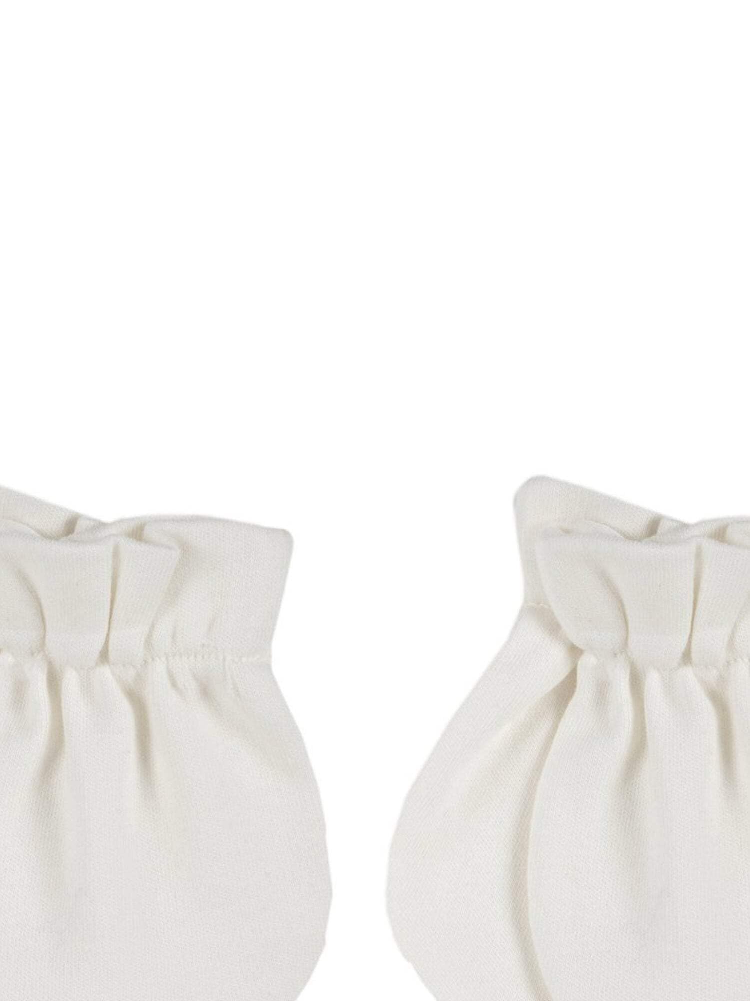 Chicco, 2er Set Baby Fäustlinge weiß, Weiß, One size