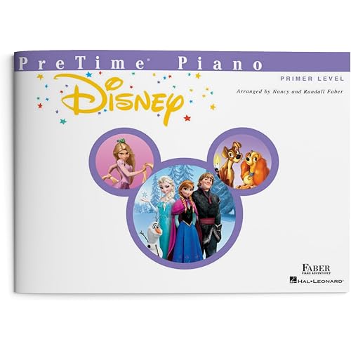 PreTime Piano Disney – Beginner Piano Songbook | Easy Disney Sheet Music for Kids and Students | Primer Level Arrangements from Frozen, The Lion King, Mary Poppins, Tangled, and More
