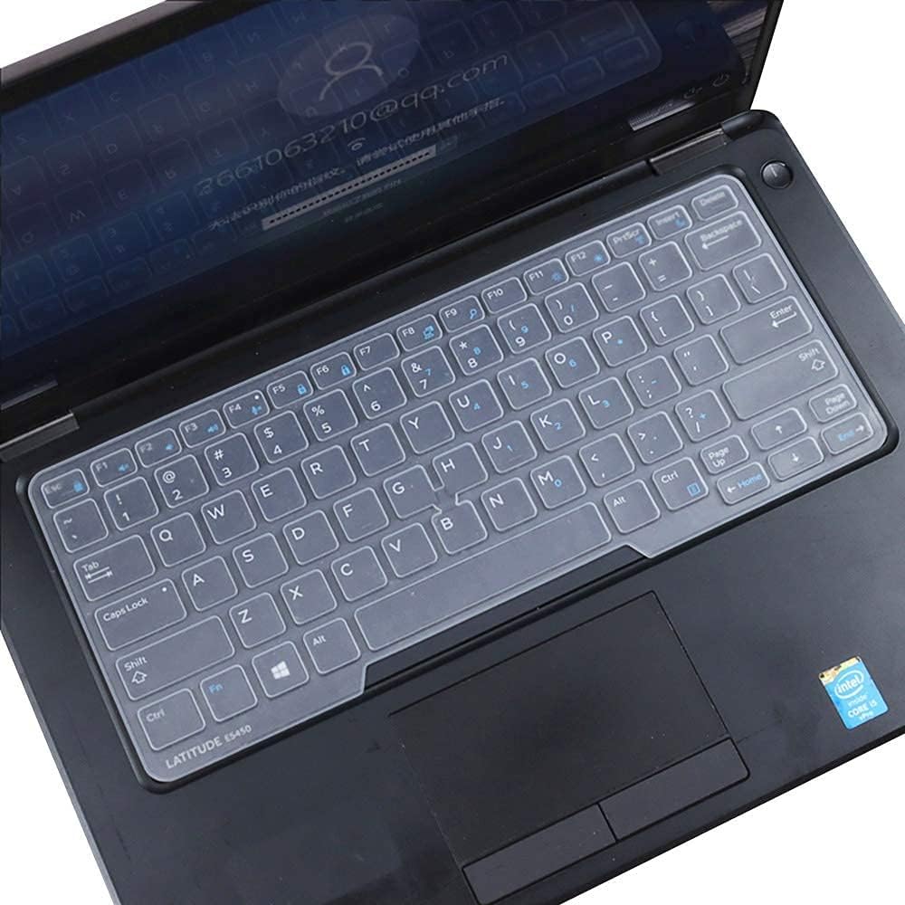 iFyx Silicone Keyboard Protector Skin Cover for Dell Latitude 14" 3340 E3340 Laptop with Trackpoint 2016-2022 (Transparent) (B0CZF19QPK) Amazon Price History, Amazon Price Tracker
