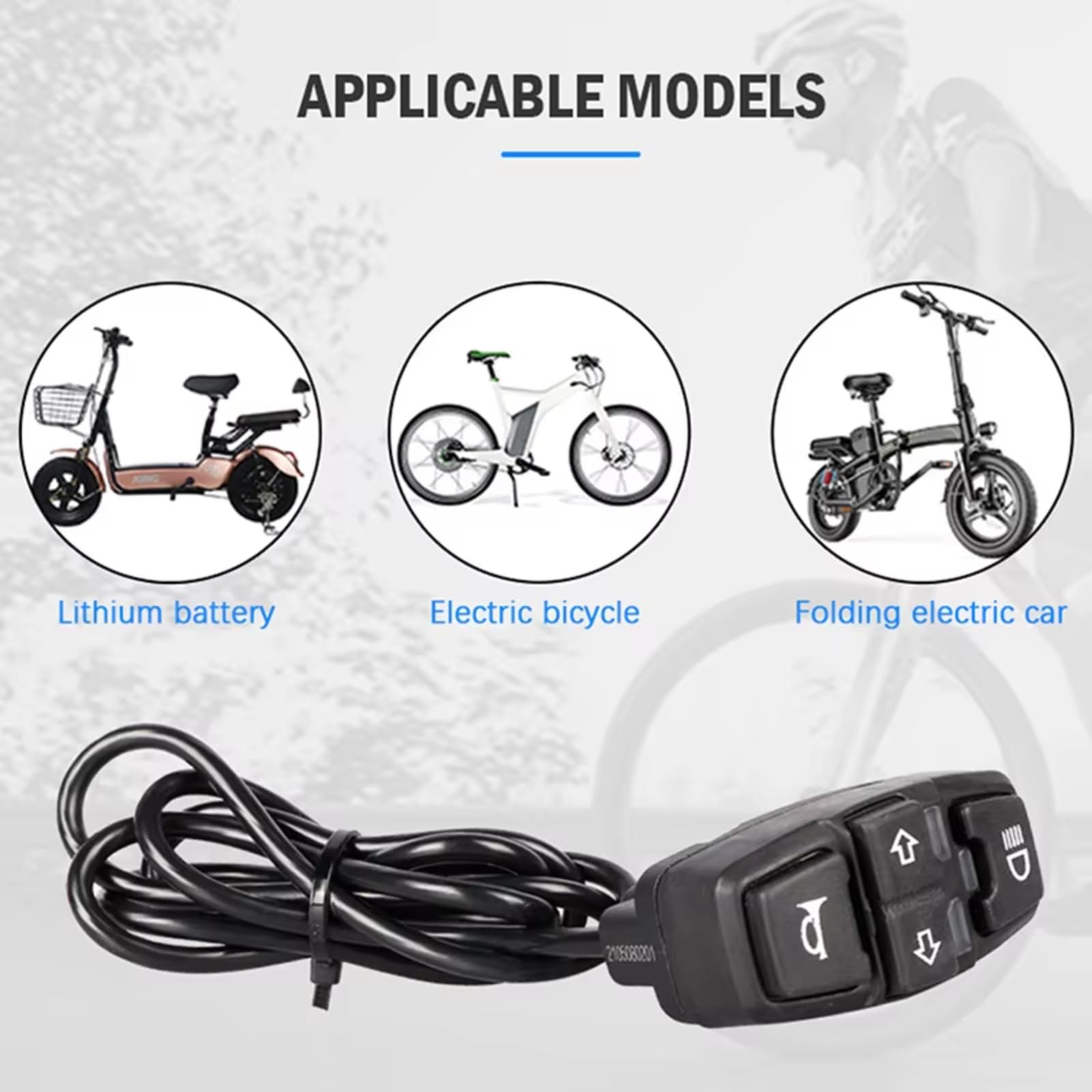 Interruttore Di Controllo Del Manubrio Del Motociclo Per L'interruttore Della Luce Dello Scooter Elettrico Universale Pulsante Indicatore Di Direzione Manubrio Kill Interruttore