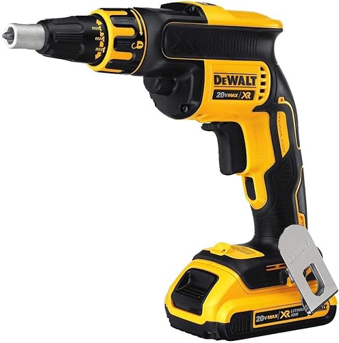 Miniatura 3 de DEWALT Kit de pistola de tornillos y destornillador de impacto para paneles de yeso MAX* XR de 20 V, 4.0 amperios hora (DCK267M2)