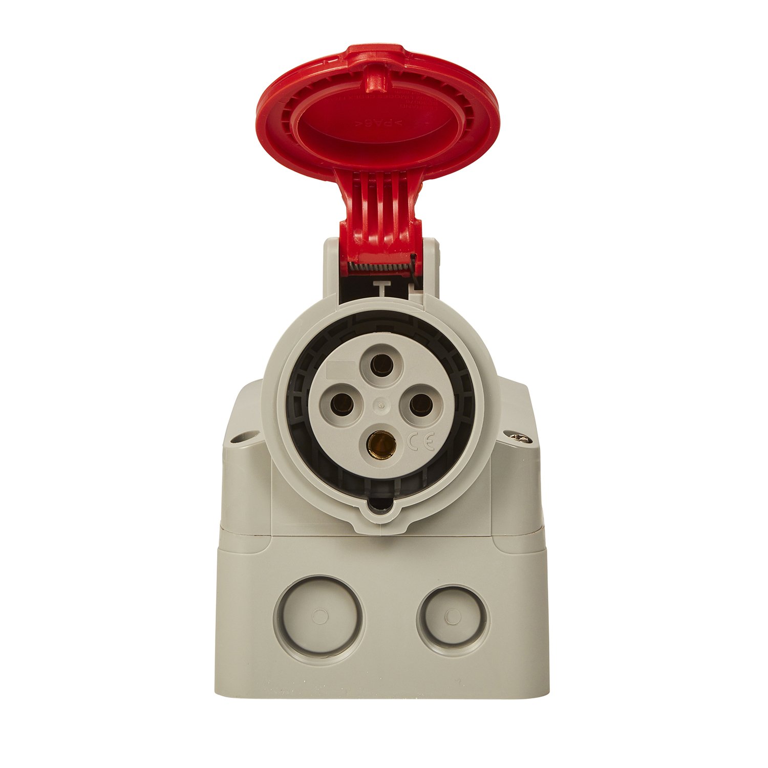 Enchufe Empotrable LEGRAND 32A Rojo - IP44, 380/415V~, 3P+N+T, Para Instalaciones Industriales