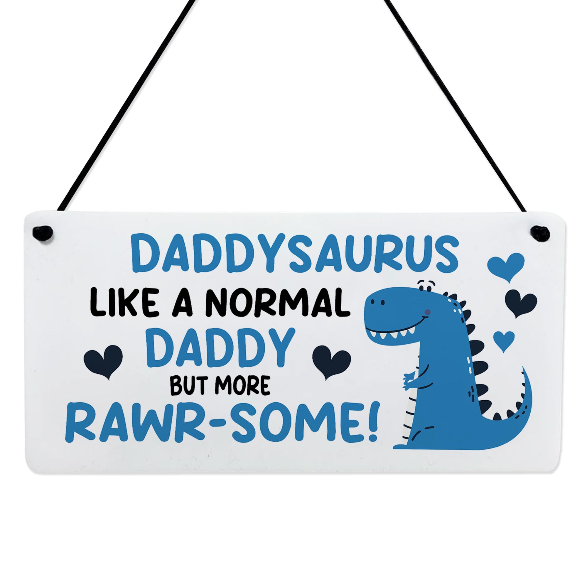 Red Ocean Rawrsome Daddy Gift For Birthday Fathers Day Daddysaurus Plaque Funny Dad Gift From Daughter Son For Daddy Dad Gifts Thank You Gifts For Him Keepsake