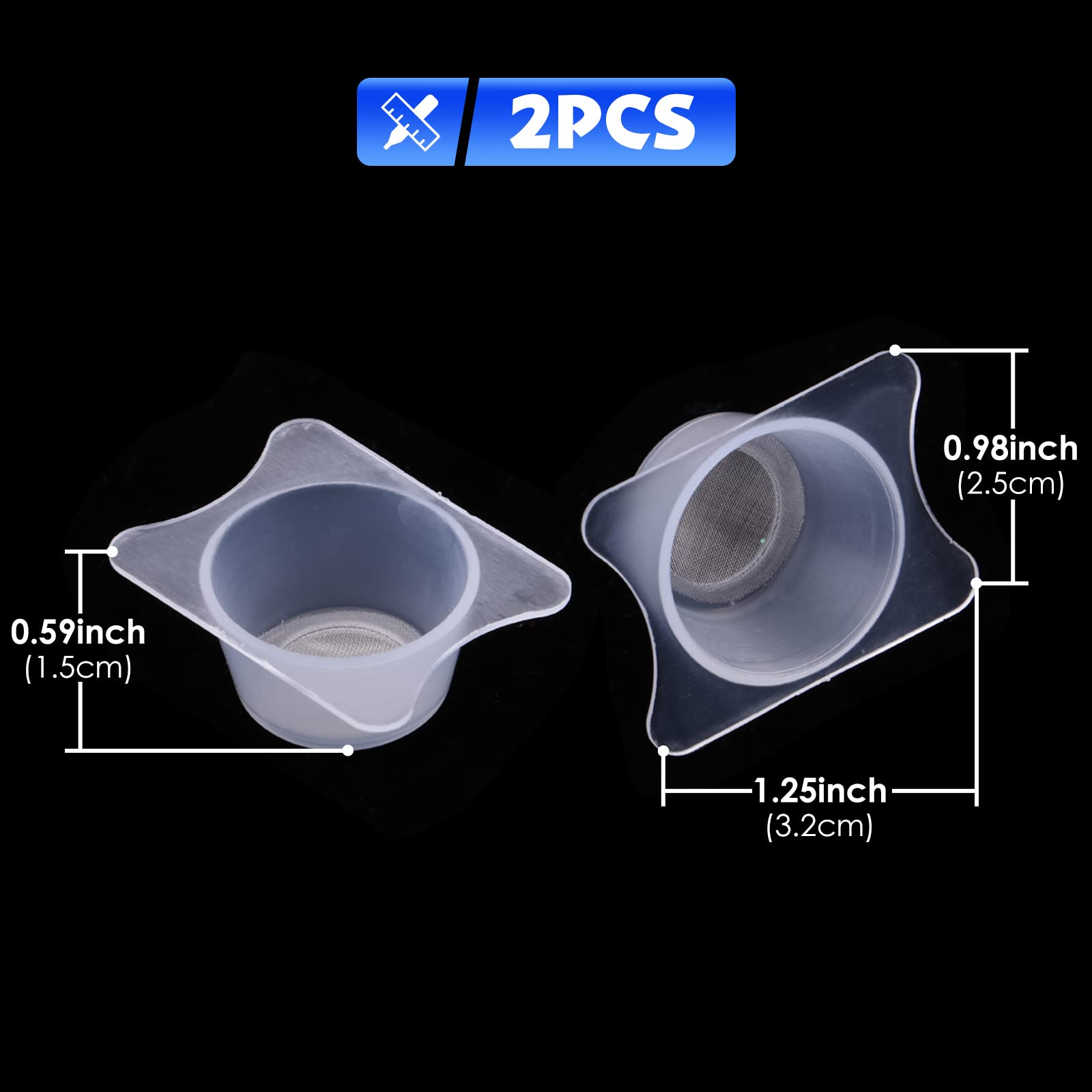 Colcolo 90 001 02 S 130 Filter Cup Farbreinigungsbecher Modell Spray Airbrush Tool