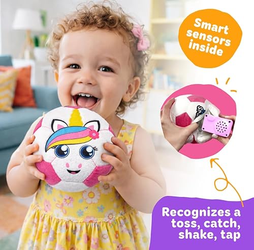 Vista 6 de Move2Play, Hilariously Interactive Toy with Music & Sound Effects for Boy & Girl Ball for Toddler & Baby 6, 12, 18+ Months 1, 2, 3+ Year Old