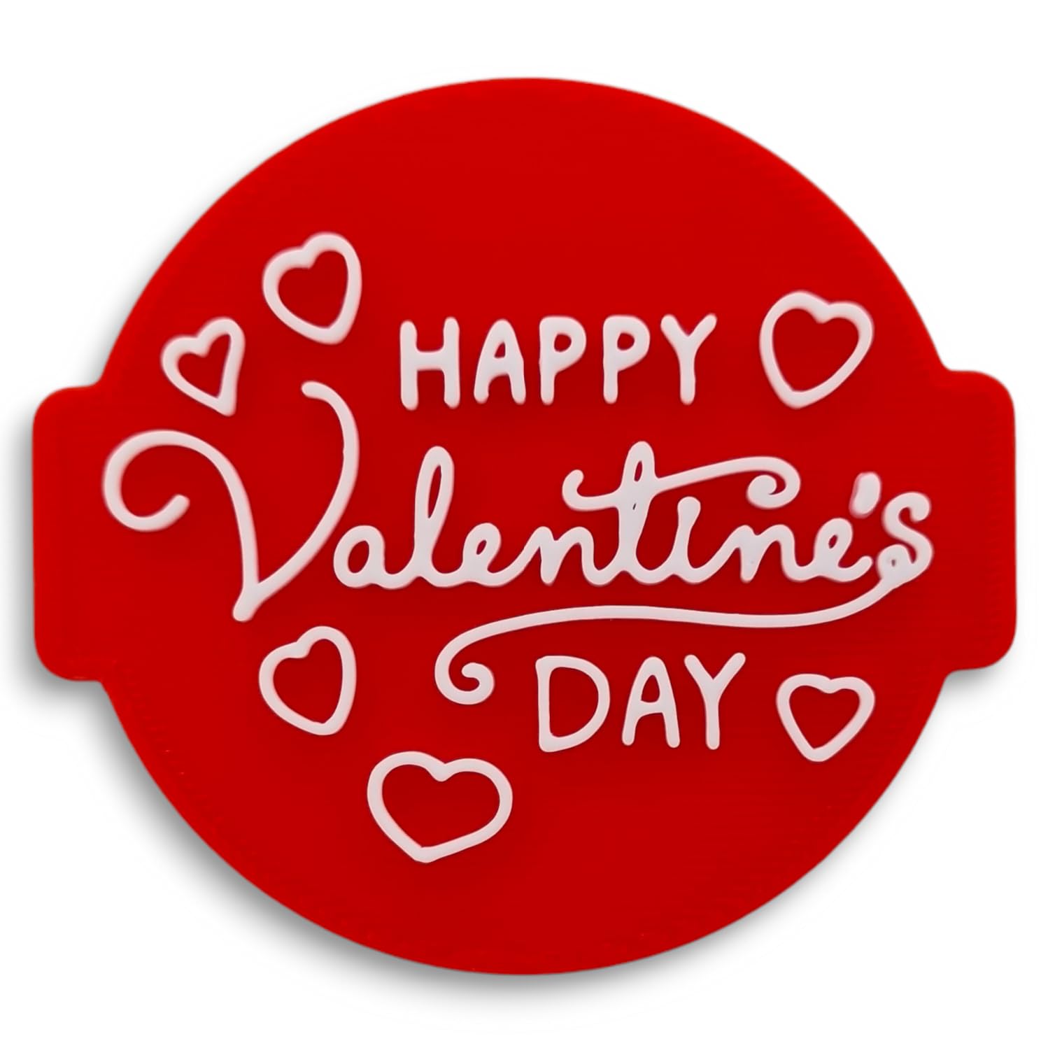 Happy Valentines Day Embosser Stamp for Fondant, Icing, Cupcake, Cake, Biscuits, Decoration