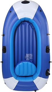 TOMYEUS Inflatable Boat Three Person Inflatable Kayak Fishing Boat Thickened Blow Up Drifting Boat For Drifting Surfing Sandbeach Kayak Gonflable