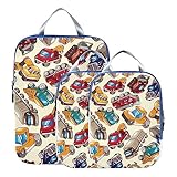 ★ Pratique et utile : lot de 3 sacs de voyage organiseurs de bagages avec poignée, poignée en toile pratique à transporter pour un accès facile pour sortir les cubes emballés de la valise ou du sac à dos. Avec les fermetures éclair de compression à double sens et l'épaisseur peut être ajustée, ce qui le rend facile à ranger dans la plupart des valises de cabine aériennes, week-ends, fourre-tout, sacs à dos et sacs de sport. Les contrôles de sécurité aéroportuaires sont plus faciles que jamais.