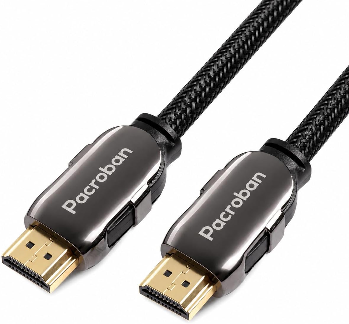 8K Certified HDMI 2.1 Braided Cable(3ft) Supports 48Gbps Ultra High Speed, 8K 5K 4K 1080p at 120Hz 60Hz,Dynamic HDR, Dolby Vision, Dolby Atmos, eARC 2.1