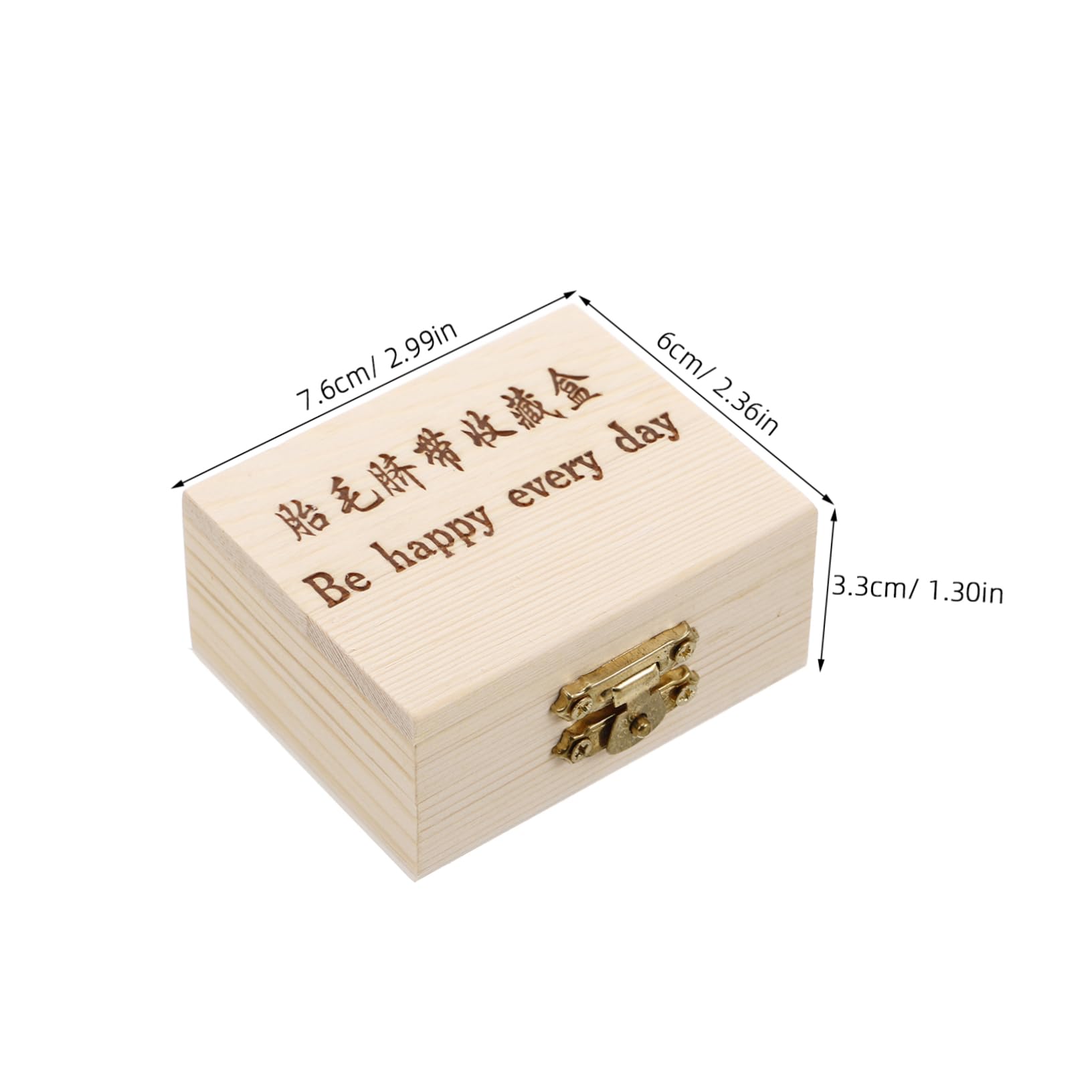 Abaodam 1Set Keepsake Storage Box Cord Fetal Hair Case for Boy Girl Capacity Protective Design Memory Preservation