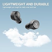Vista 2 de TOZO Auriculares inalámbricos con micrófono integrado, llamadas claras, ergonómicos, ligeros, Bluetooth de 5.3 pulgadas, impermeables, sonido