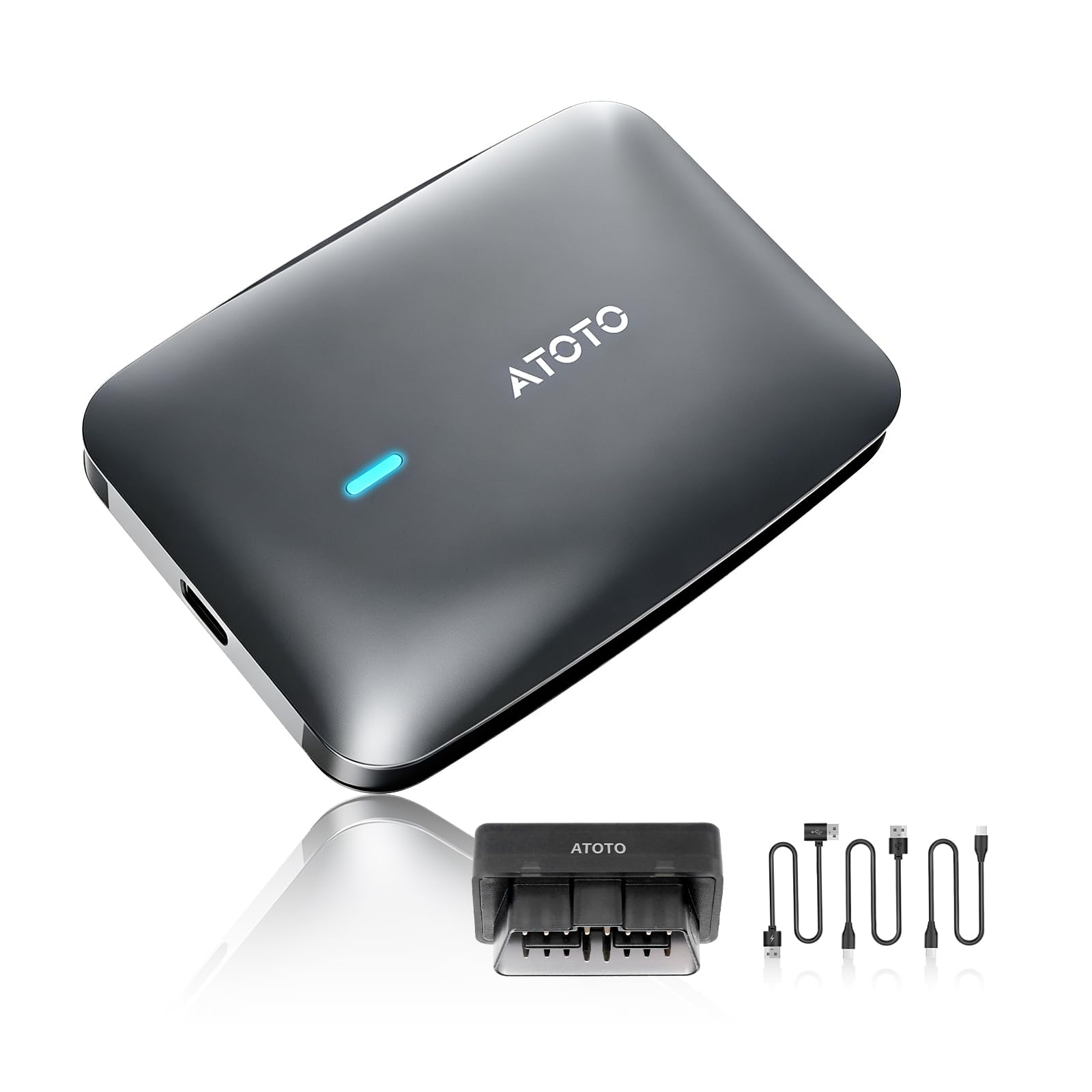 Amazon | CarWave CB4B スマートカー ボックス、ATOTOLIFE ワイヤレス
